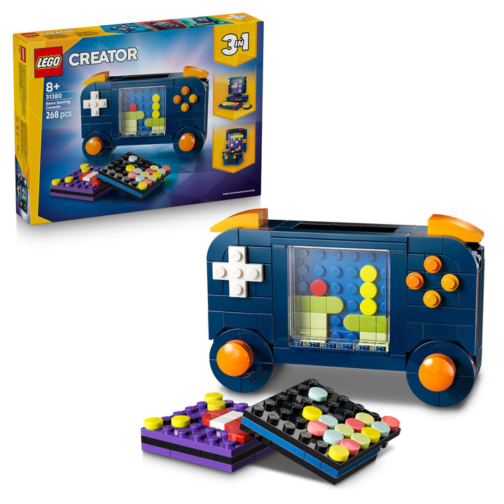 LEGO Creator 3-in-1-Set Retro-Spielkonsole - Kinder Spielzeug & Bauset - Modellbau mit 3 Bauoptionen
