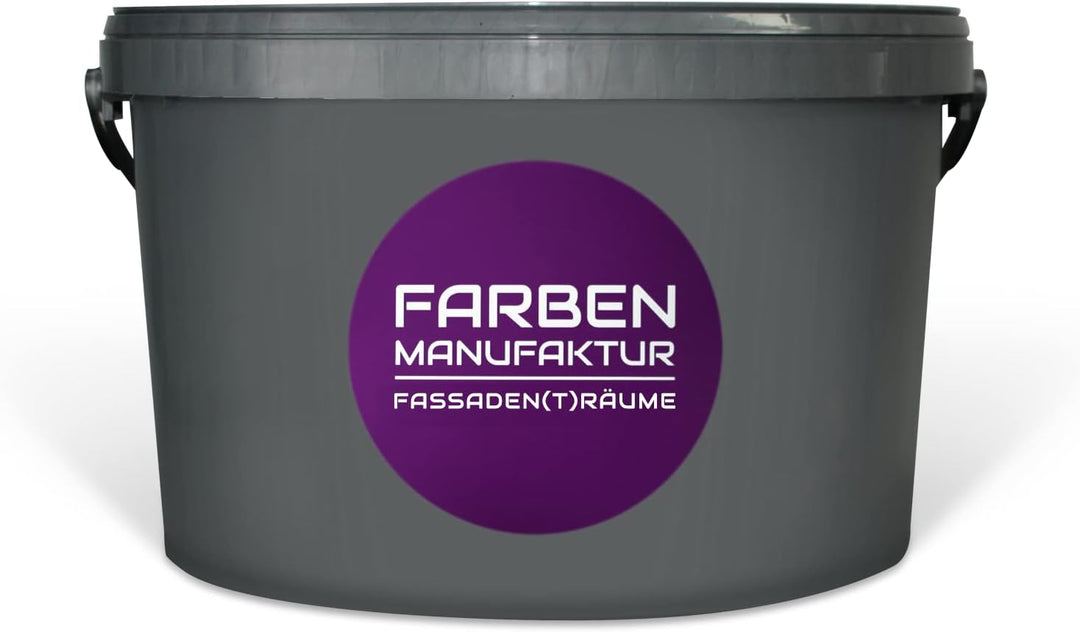 Farben Manufaktur Fassadenfarbe Hausfarbe Wandfarbe Sockelfarbe Acrylatfarbe lösemittelarm RAL 2L, F