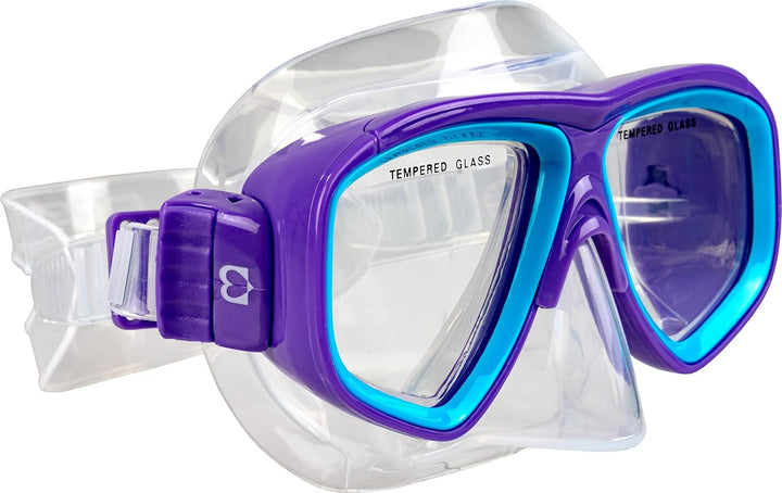 Cressi Rocks Kids Set, Purple/Blue, L/XL