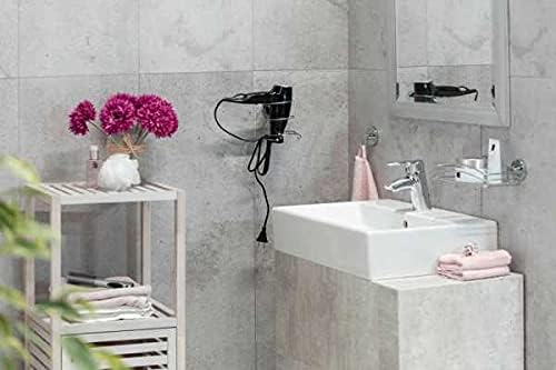 WENKO Vacuum-Loc® Wandablage, Duschablage im offenen Drahtkorb-Design aus verchromtem Metall für Bad