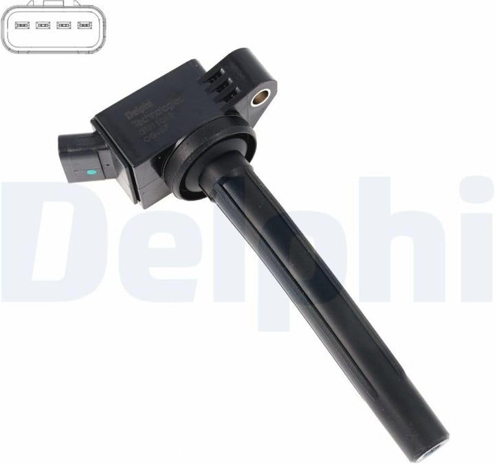 DELPHI GN11019-12B1 Zündspule 12V für TOYOTA AURIS (NZE18, ZRE18) 9091902271