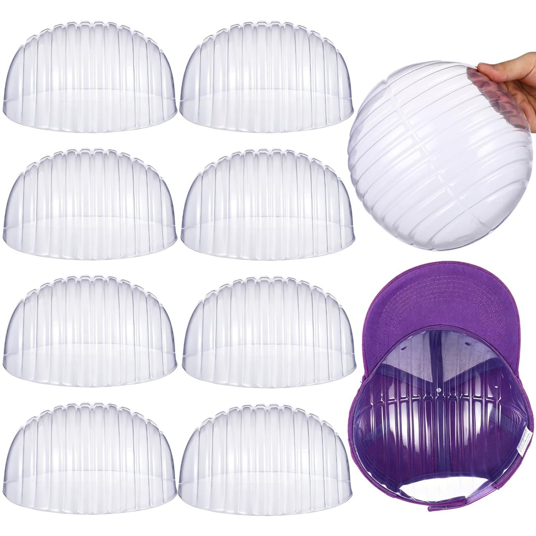 Didiseaon Baseballkappen Einsätze Former: 10 Stück Hüte Innere Stütze Transparente Unterstützung Hut