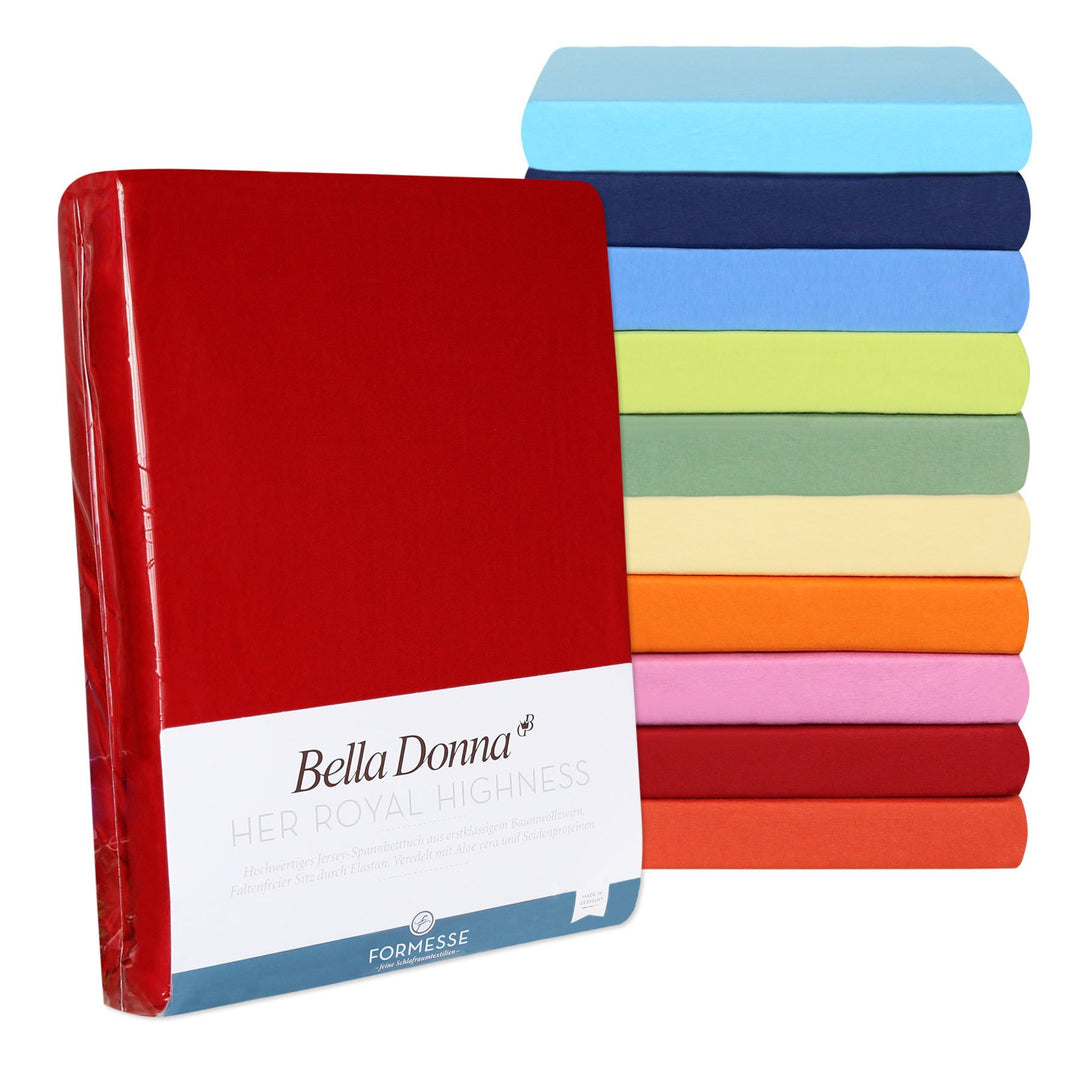 Bella Donna Boxspring Topper Spannbetttuch La Piccola Amethyst, 180x200 cm