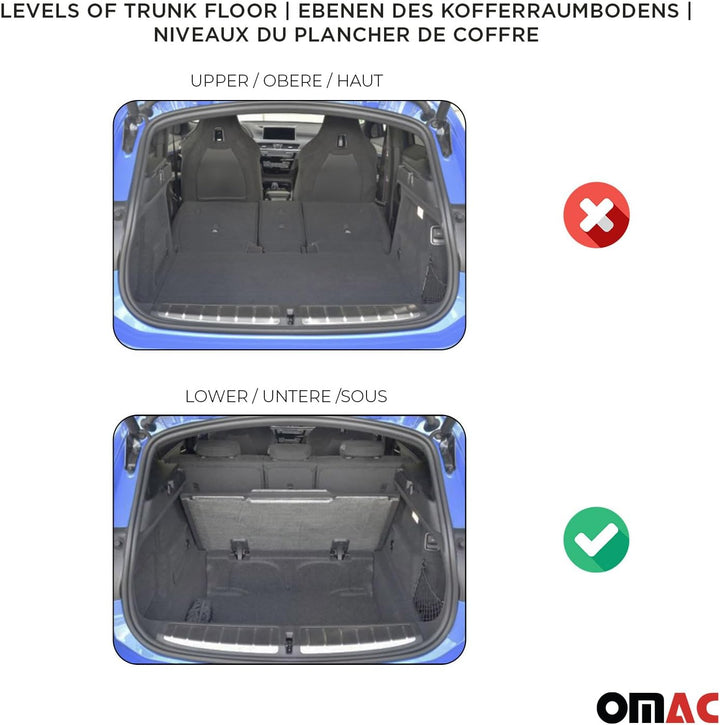 OMAC Kofferraumwanne Laderaumwanne kompatibel mit Dacia Sandero 3 2021-2026 Gummi TPE Schwarz