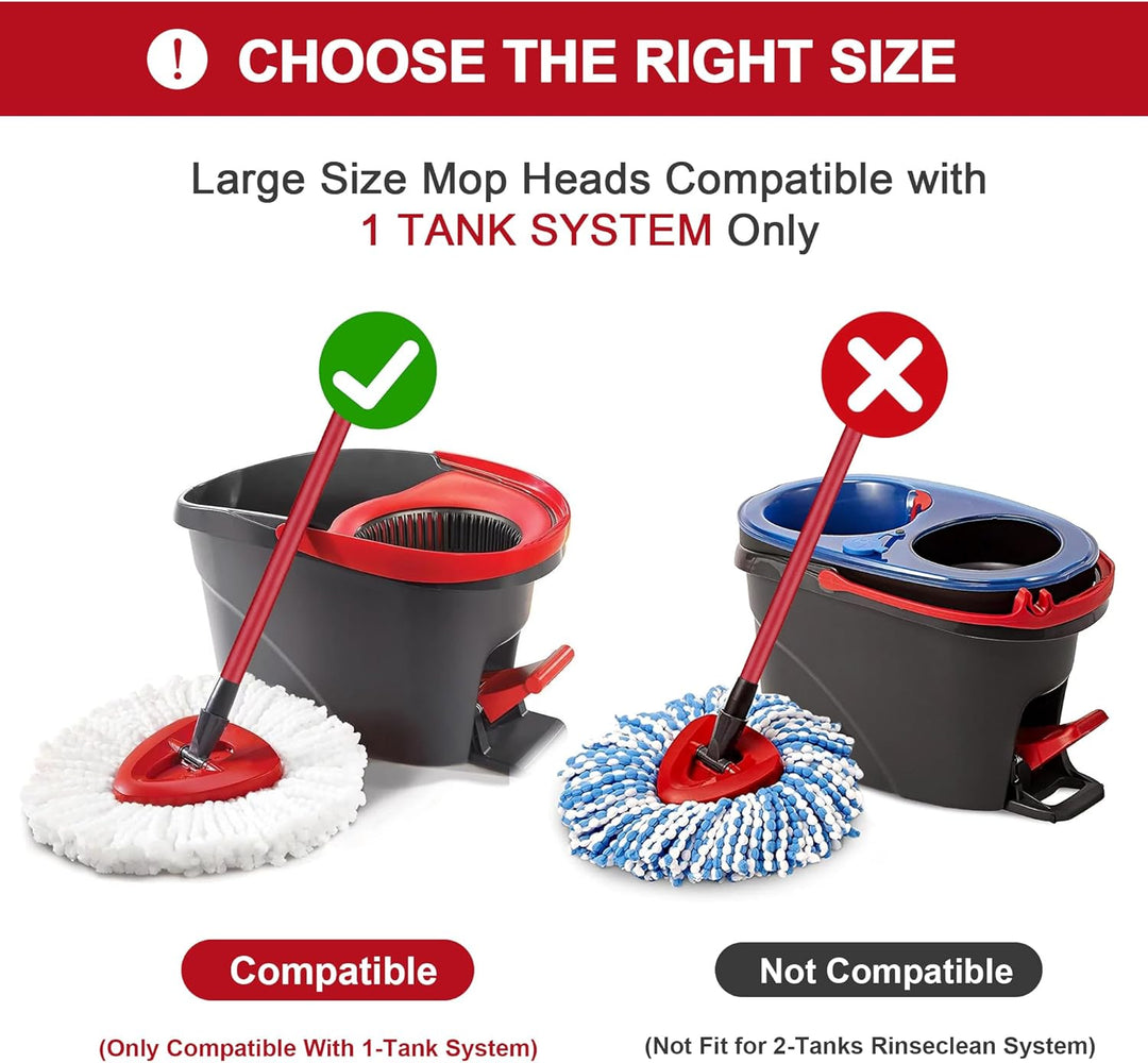 Tidy Monster 4 stück mikrofaser moppkopf für ocedar sauber pad Spin mop Refill für ocedar easywring