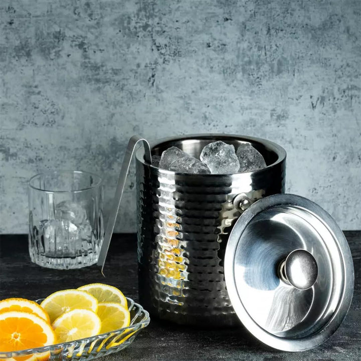 KINGHOFF Wein- & Sektkühler 1.5L Edelstahl Silber