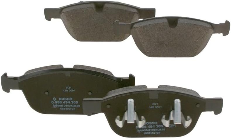 Bosch BP1241 Bremsbeläge - Vorderachse - ECE-R90 Zertifizierung - vier Bremsbeläge pro Set