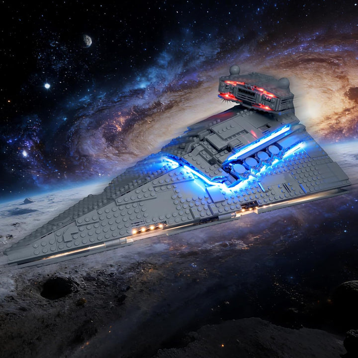 LED Lichtset kompatibel mit LEGO 75394 Imperiale Sternenzerstörer – Kreatives Beleuchtungsset für St