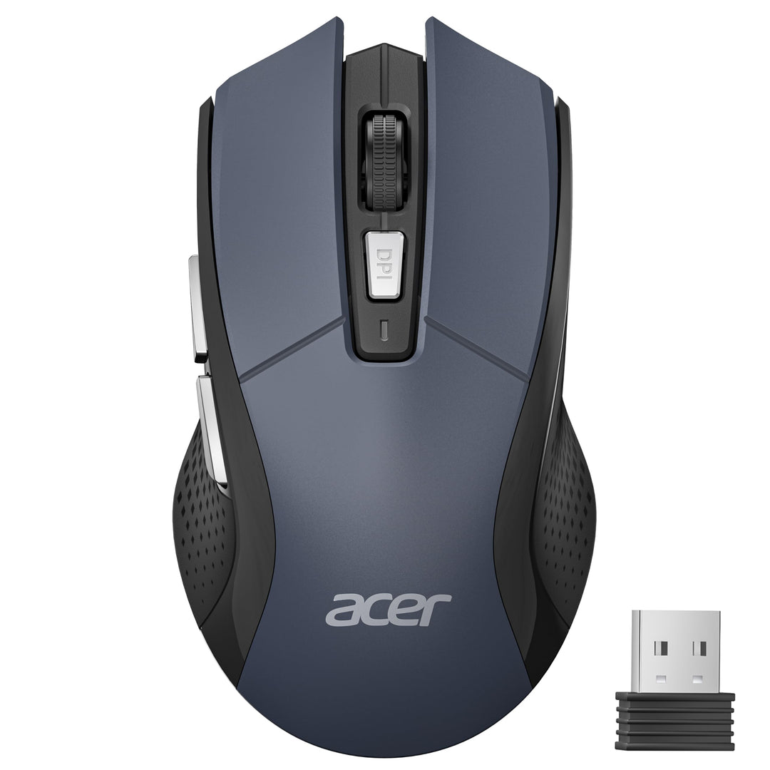 Acer Maus Kabellos 4000 DPI, Wireless Mouse 2,4Ghz mit 5 Einstellbare DPI, Batteriebetriebene Funkma