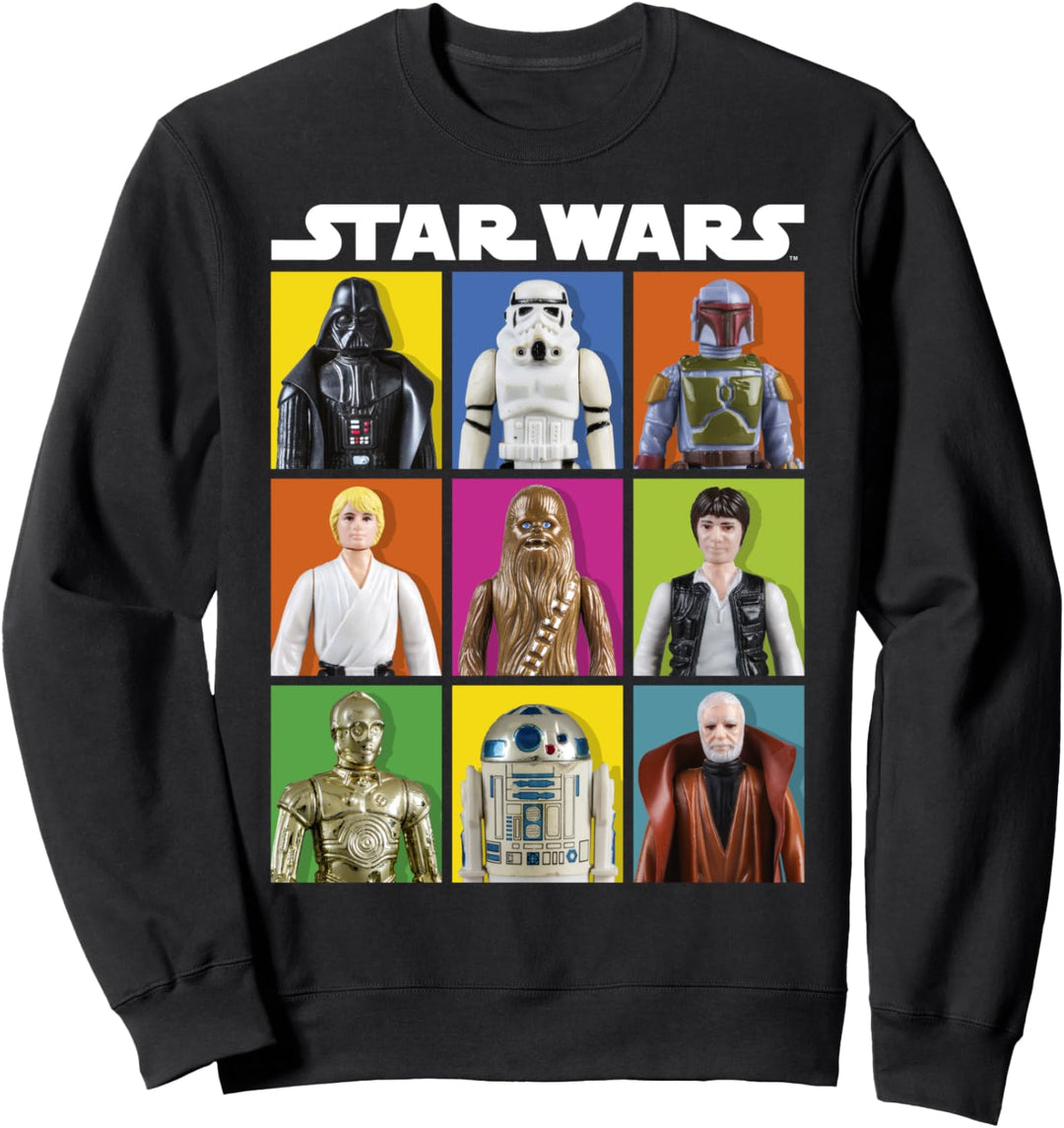 Star Wars Group Shot Toy Box Panels Sweatshirt
