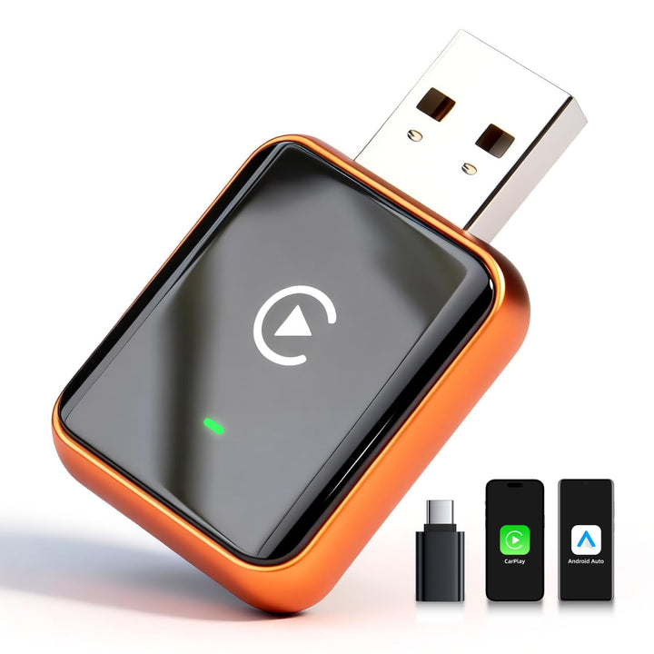 LINGHUANG CarPlay Wireless Adapter for Apple iPhone & Android Auto Wireless Adapter, Upgrade von Wir