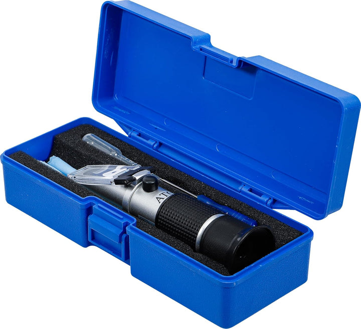 BGS 1824 | Refraktometer | 4-tlg. | Prüfer für Frostschutz, Kühlwasser, AdBlue, Refraktometer