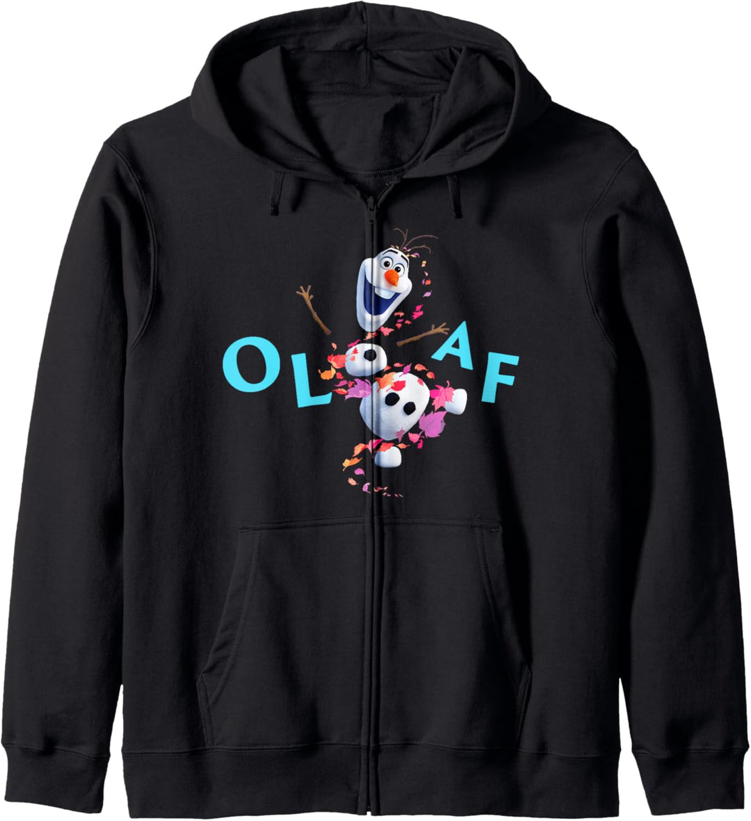 Disney Frozen 2 Olaf Autum Leaves Happy Portrait Kapuzenjacke