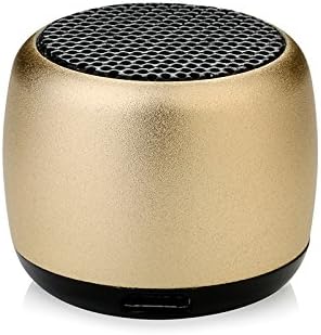 Eageroo Bluetooth Mini Lautsprecher tragbar Speaker,Stereo Klang mit tiefem Bass Technologie, Gold (