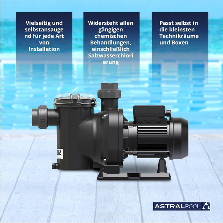 Astralpool - Selbstansaugende Pumpe Sena 1/3 PS astralpool 1/3 cv, 1/3 cv