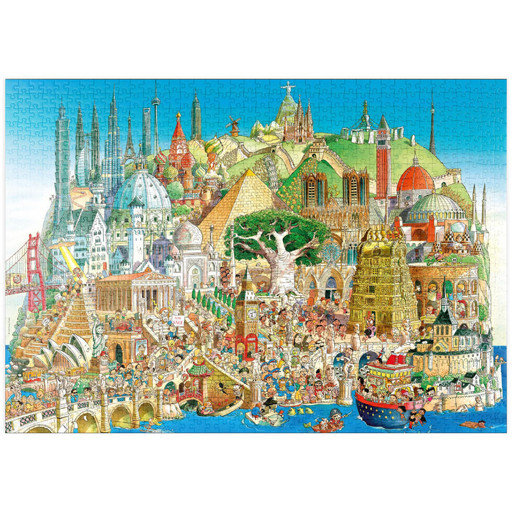 Global City - Hugo Prades - Premium 1000 Teile Puzzle - MyPuzzle Sonderkollektion von Heye Puzzle, 1