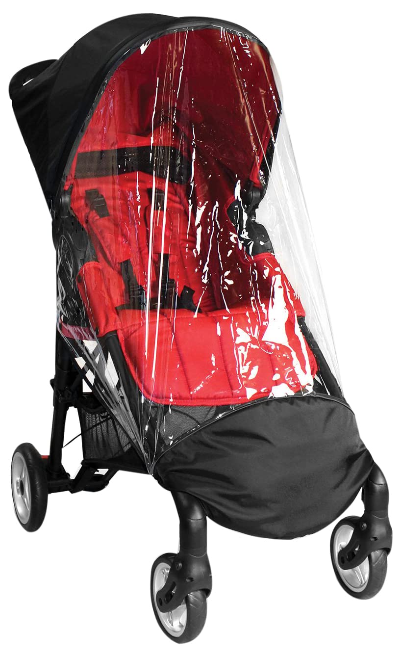 Baby Jogger BJ92351 City Mini Zip Regen Cape, transparent Wetterschutz, Wetterschutz