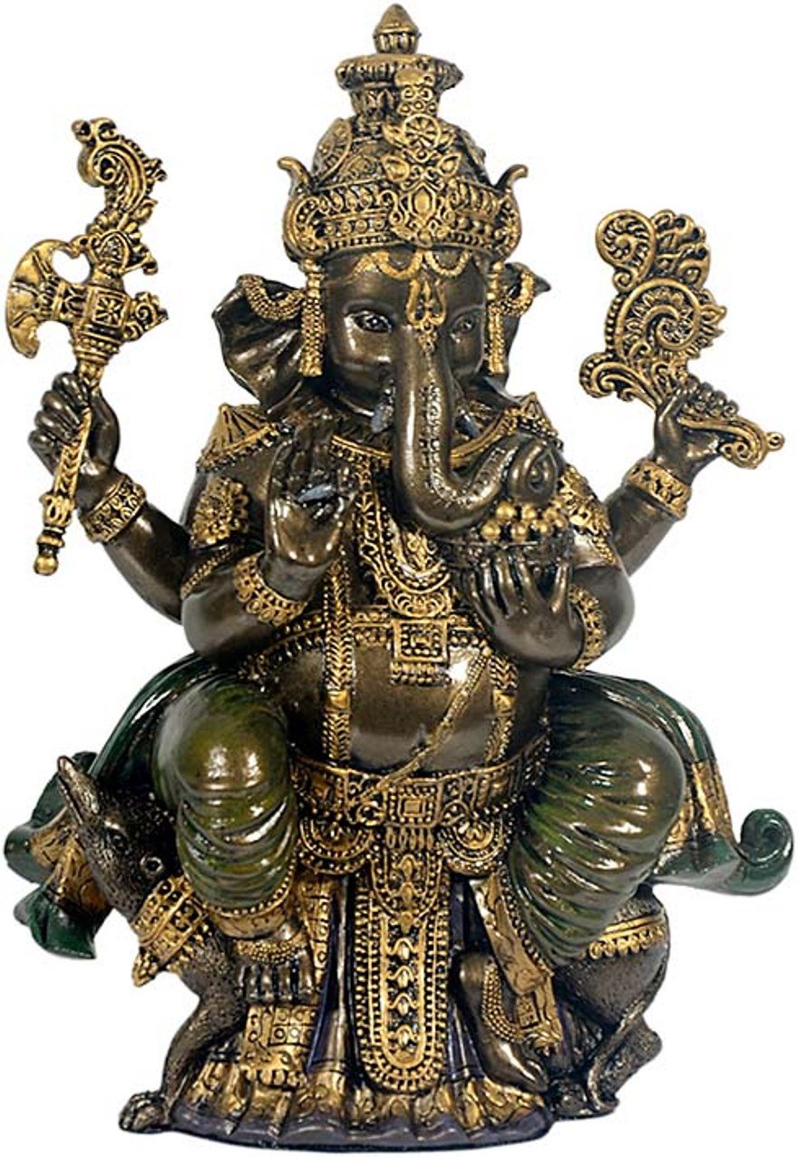 +++ Buddha Ganesha bronziert Gottheit Hinduismus
