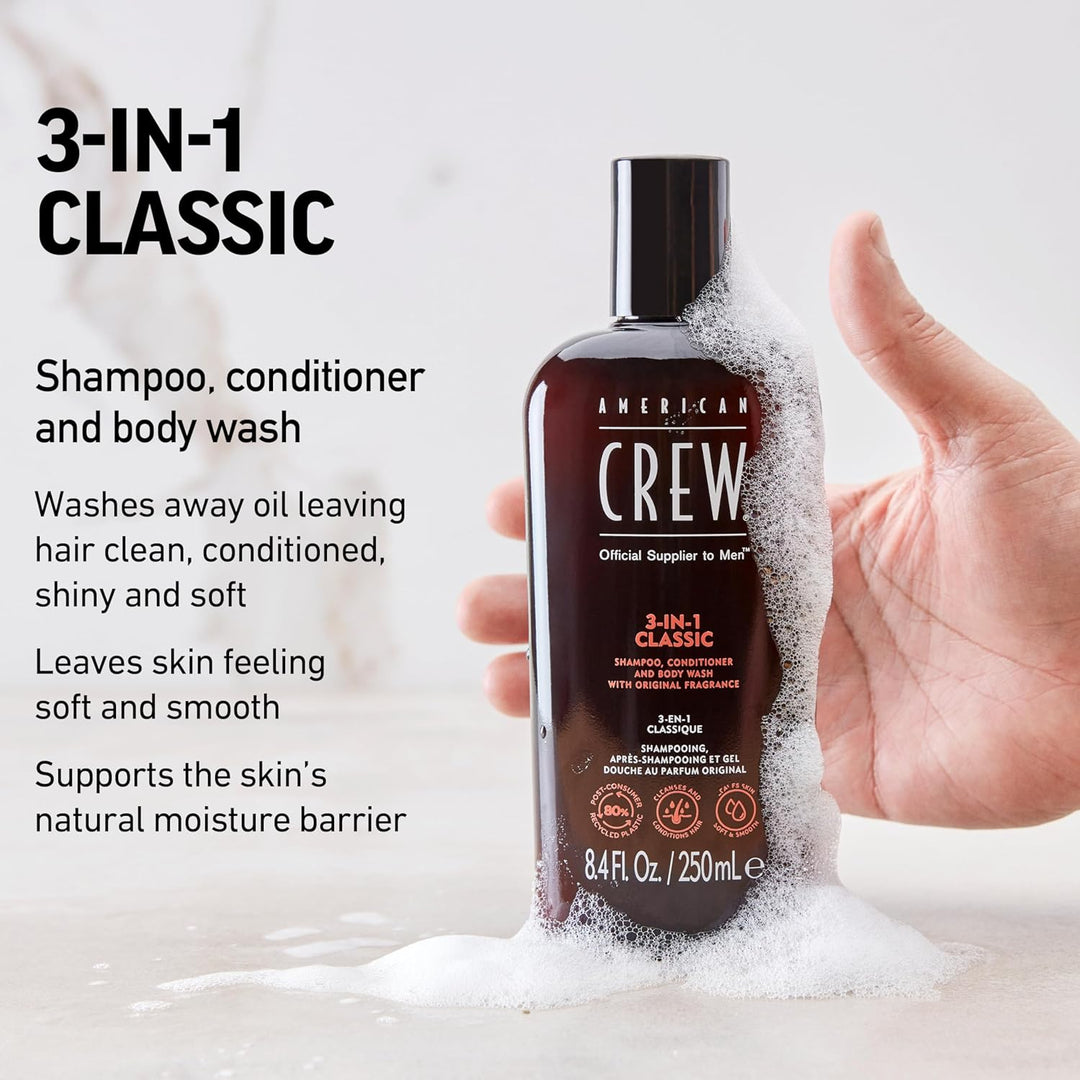 American Crew ACREW003 Classic 3 in 1, 33.8 Oz