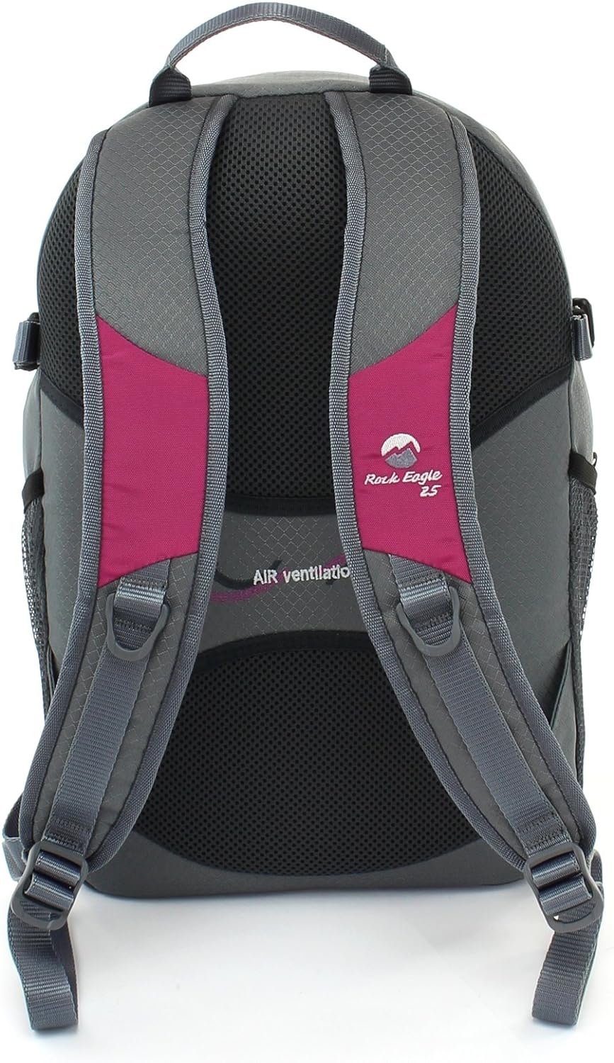 Schulrucksack Tashev Outdoors Rock Eagle 25" Rucksack Wanderrucksack aus Ripstop Polyester (Grau & P
