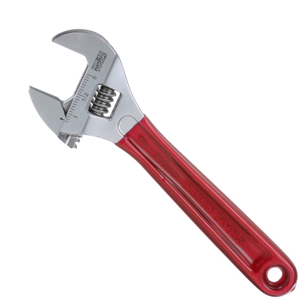 KLEIN TOOLS D507-8 Verstellbarer Schraubenschlüssel, extra Kapazität, geschmiedeter Antriebsschlüsse