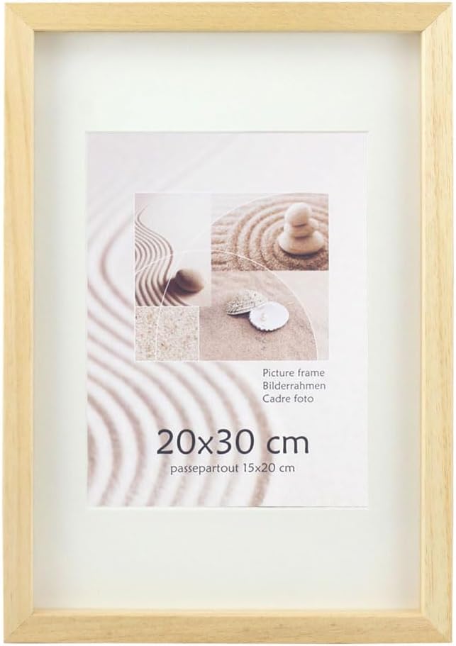 KM Foto 3D Objektrahmen Holz Bilderrahmen Shirt Trikot Rahmen Collage Wanddeko Poster S223: Farbe: N