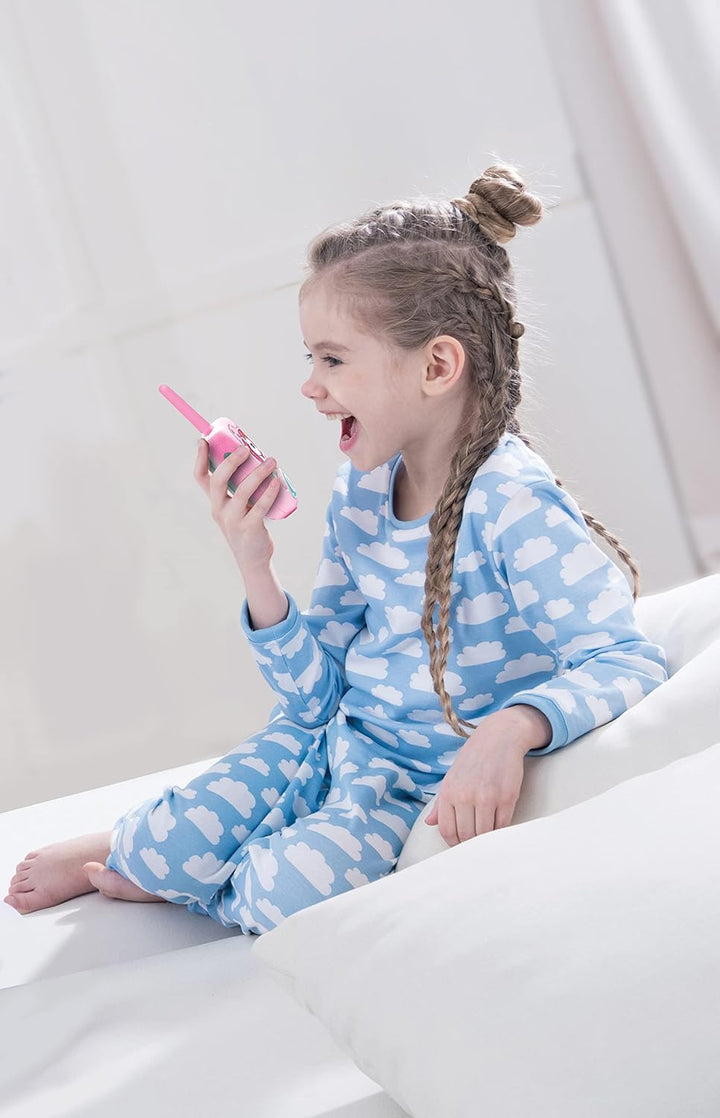 Lexibook, Einhorn, Talkies-Walkies 200m, Kommunikationsspiel für Kinder, 2 Kommunikationskanäle, Gür