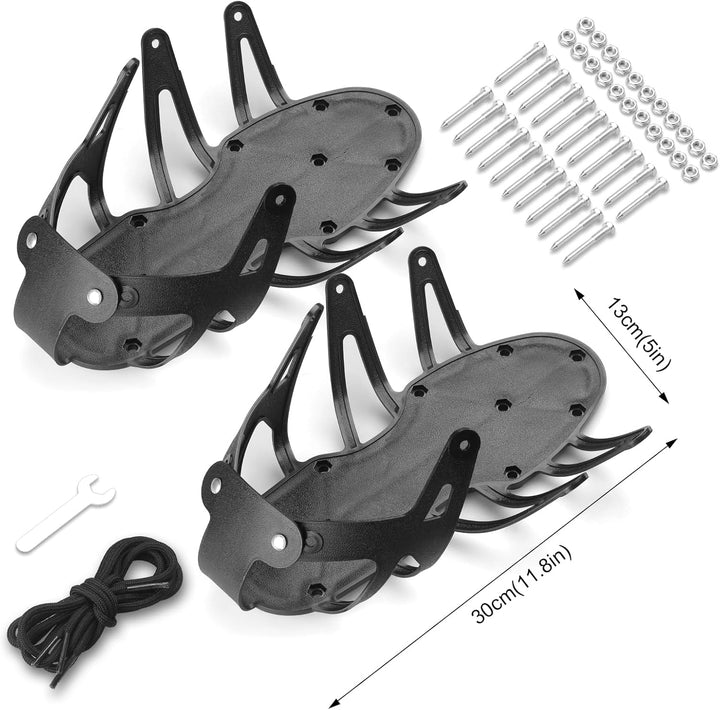 Nagelschuhe, Rasenlüfter Schuhe mit 22 Stahlspikes für Aerating Boden, Rasenbelüfter Schuhe Aerifizi