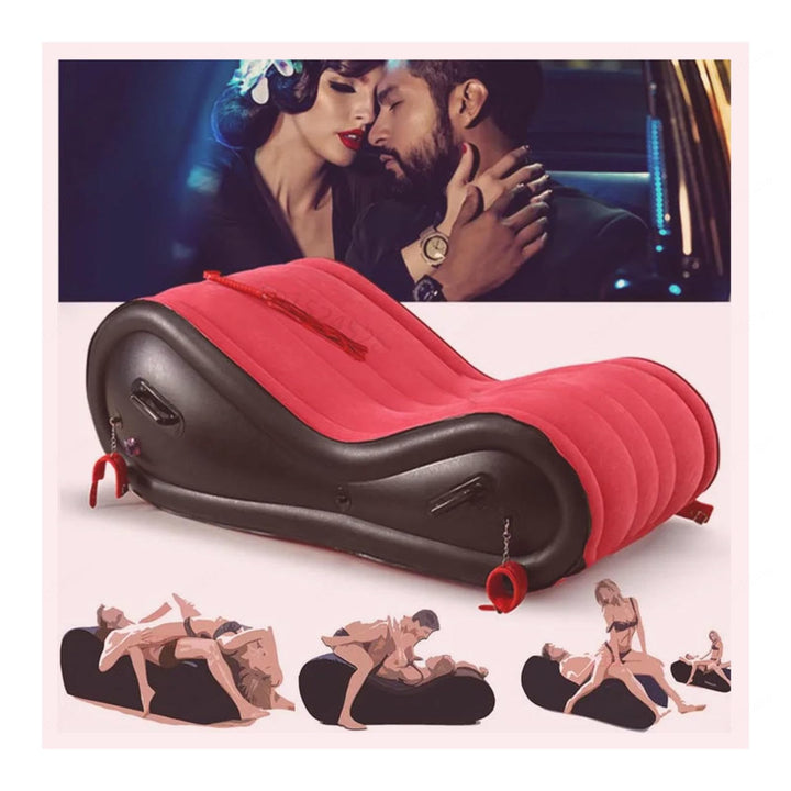 Aufblasbares Sofa in S-Form Wasserdicht, nicht leicht zu beschädigen -ShaF8Y ENNA010618