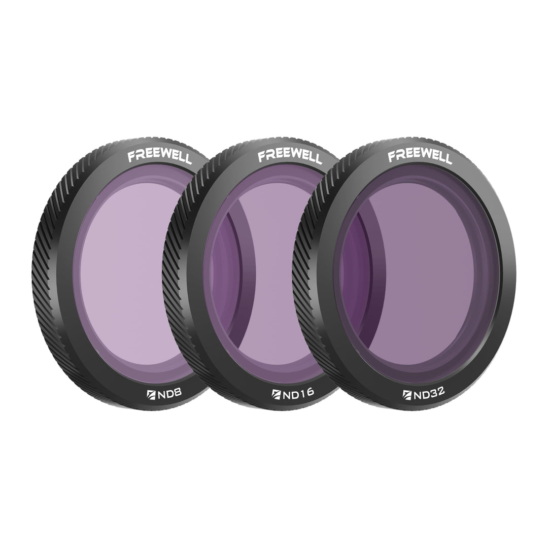 Freewell Magnetische Filter für DJI Neo 3er-Pack ND8, ND16, ND32: Verbessern Sie Ihre Luftbildaufnah