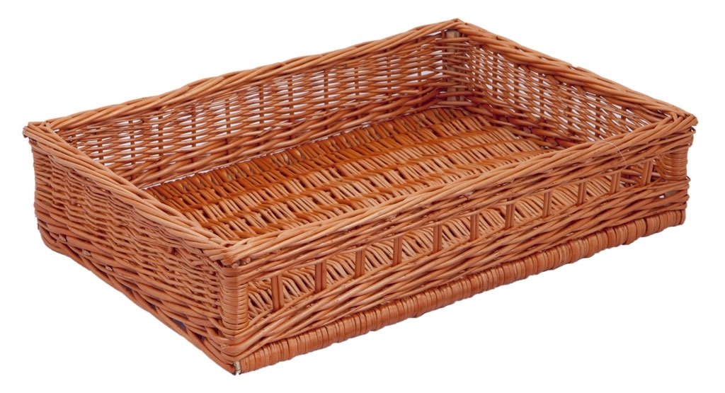 Backideen Regalkorb rechteckig, braun, T 40cm x B 58cm x H 12cm T 40cm x B 58cm Braun, T 40cm x B 58