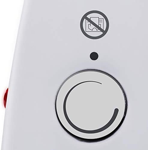 TROTEC Konvektor Heizlüfter TCH 1 E Heizgerät Elektroheizer 450 Watt Stufenlose Thermosteuerung, Wei