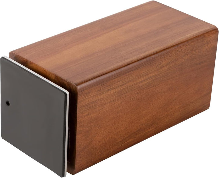 Magnetischer Messerblock Ohne Messer, 360° drehbarer Magnetischer Messerhalter aus Akazienholz, Hoch