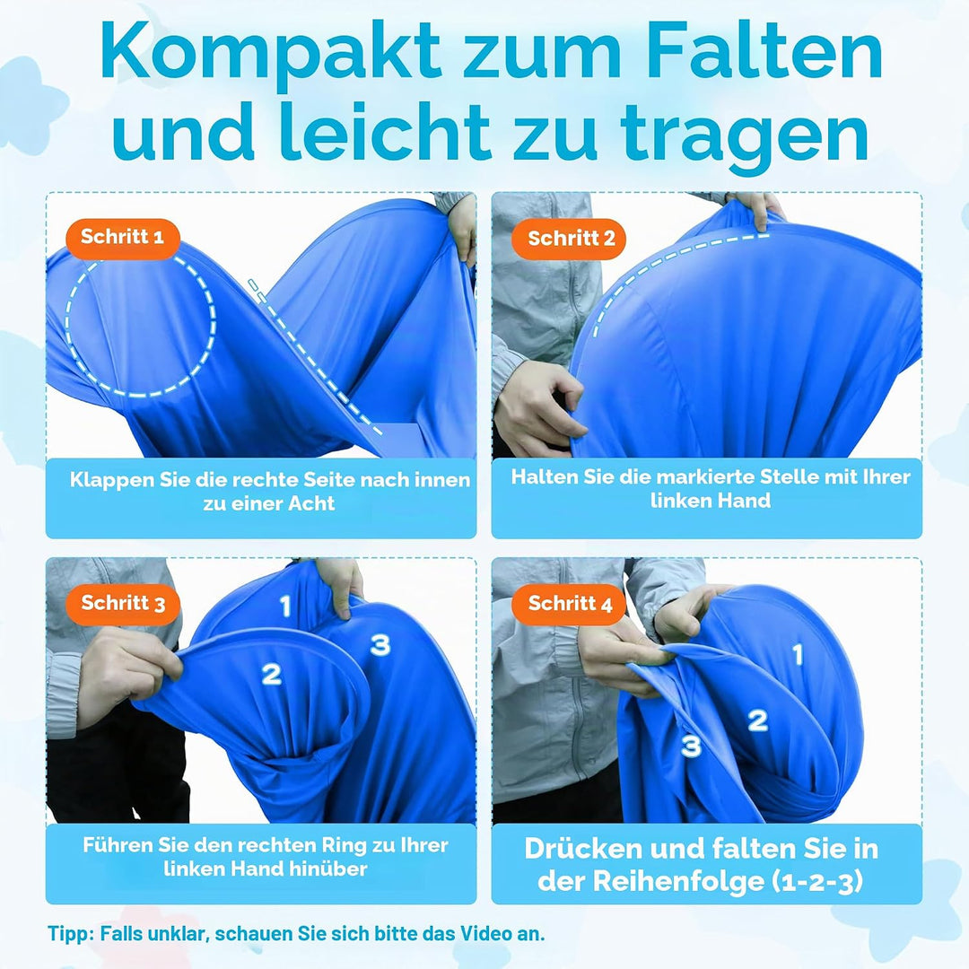 Granny Pants Yard Game 2er Set, Fanghosen-Spiel für Erwachsene, 2 Riesige Hosen, 12 Aufblasbare Rain