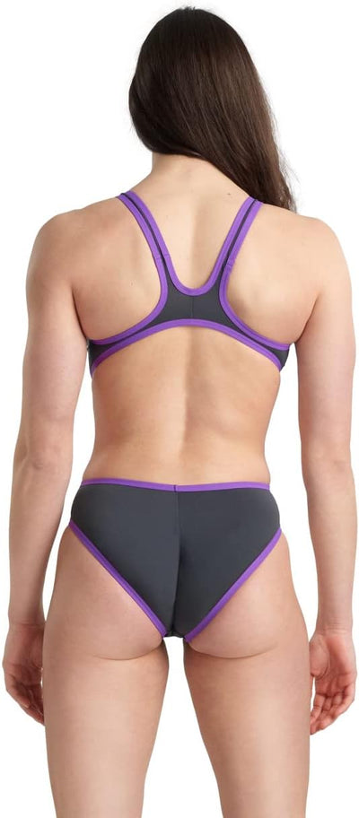 ARENA Damen W One Biglogo One Piece One Piece Swimsuit (1er Pack) 42 Asphalt-purple, 42 Asphalt-purp