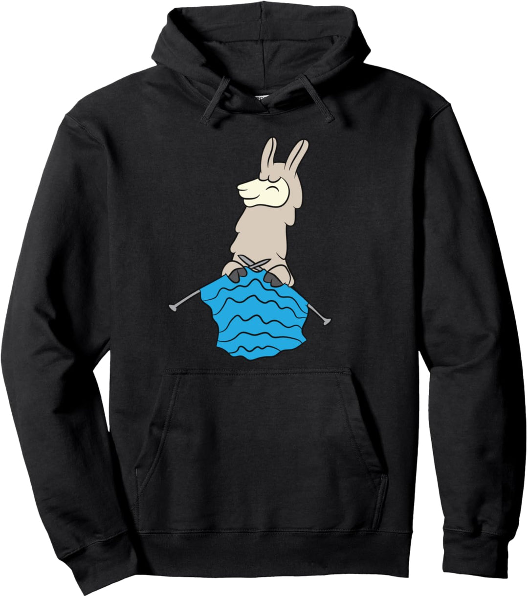Lama stricken Lama häkeln Lama Stricken Pullover Hoodie