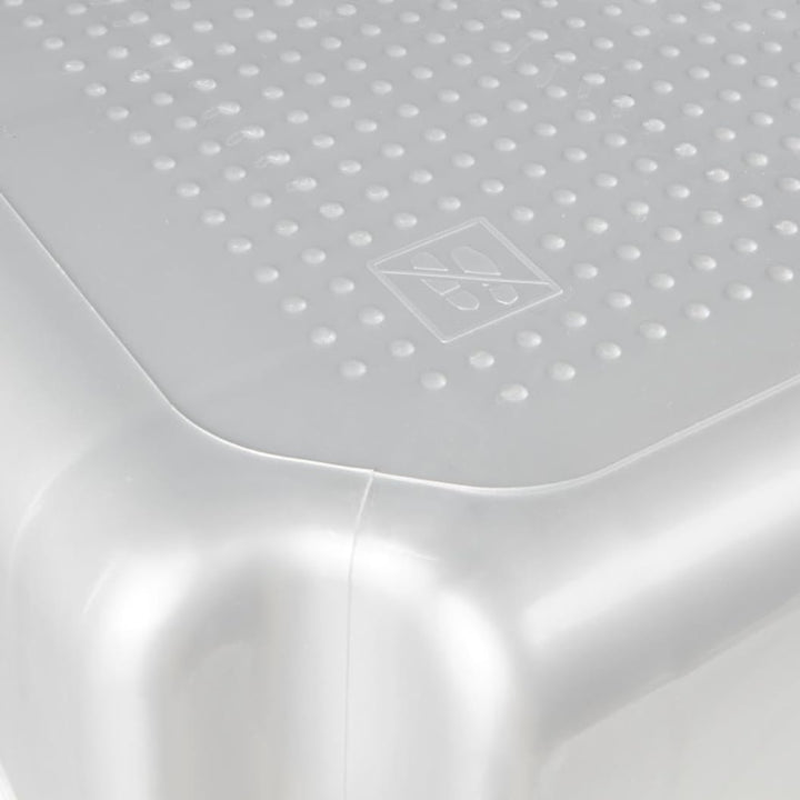keeeper max Maxi-Hocker, Polypropylen, Silber, Silber