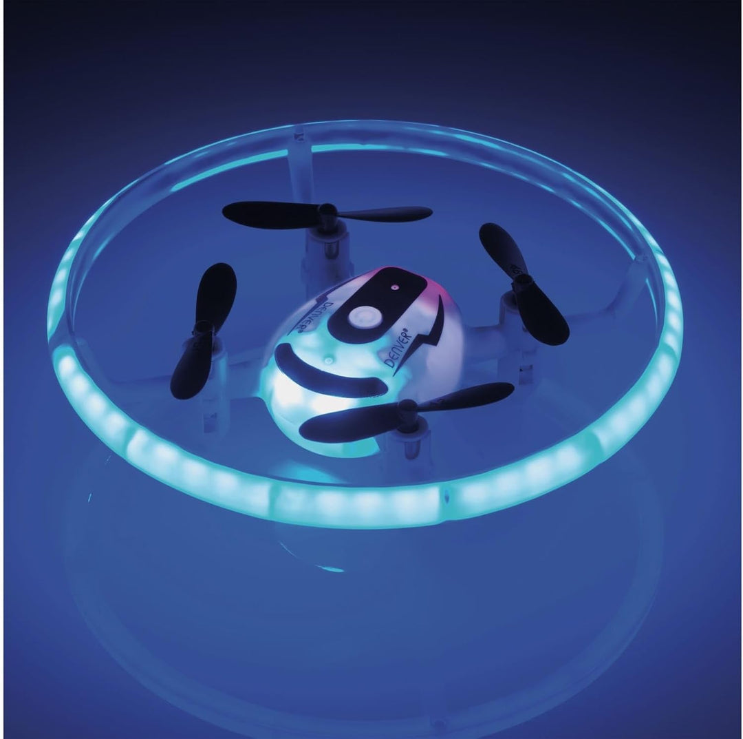 DENVER® Drohne mit Gyrofunktion und LED-Licht, 2.4 Ghz