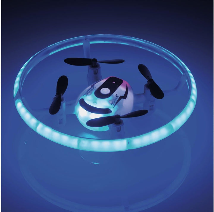 DENVER® Drohne mit Gyrofunktion und LED-Licht, 2.4 Ghz
