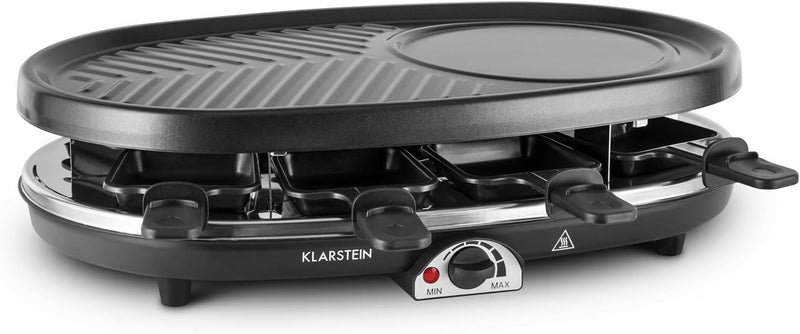 Klarstein Steaklette All-U-Can-Grill Raclette - 1500 Watt Raclette Grill, Raclette 8 Personen inkl.