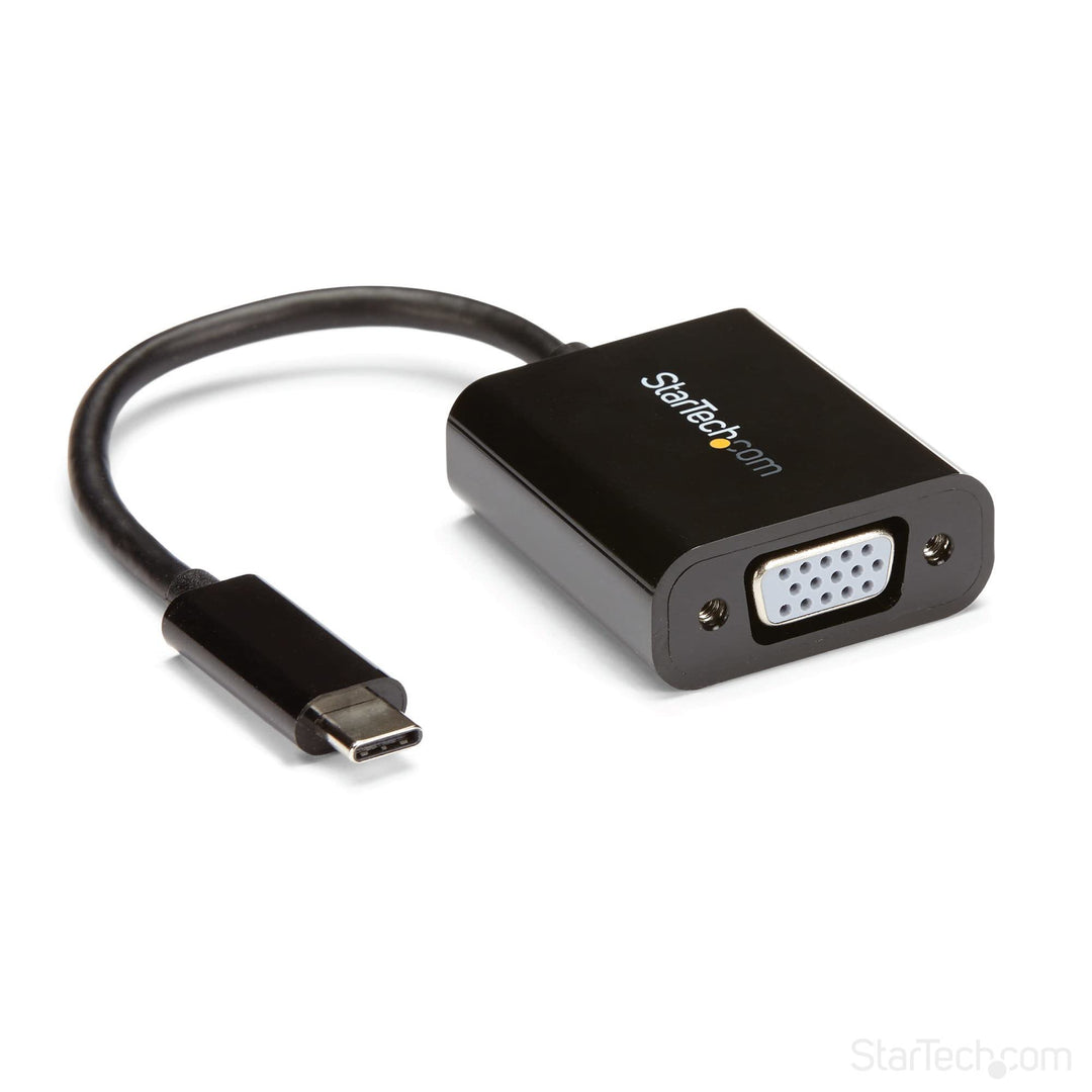 StarTech.com USB-C auf VGA Adapter - USB Typ-C zu VGA Video Konverter VGA Schwarz, VGA Schwarz