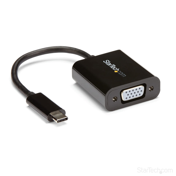 StarTech.com USB-C auf VGA Adapter - USB Typ-C zu VGA Video Konverter VGA Schwarz, VGA Schwarz