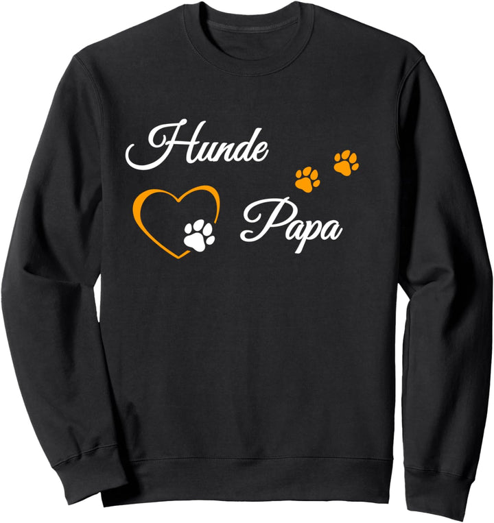 Dog Dad Weltbester Hundepapa Hundemotiv mit Pfote lustiges Sweatshirt