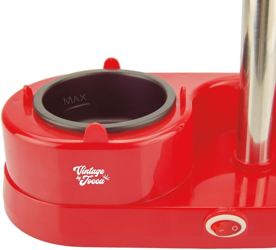 JOCCA - Hot Dog Maker, 350W Leistung, Edelstahl-Stab, Platz für 6 Würstchen, Perfekt für Partys, Ges