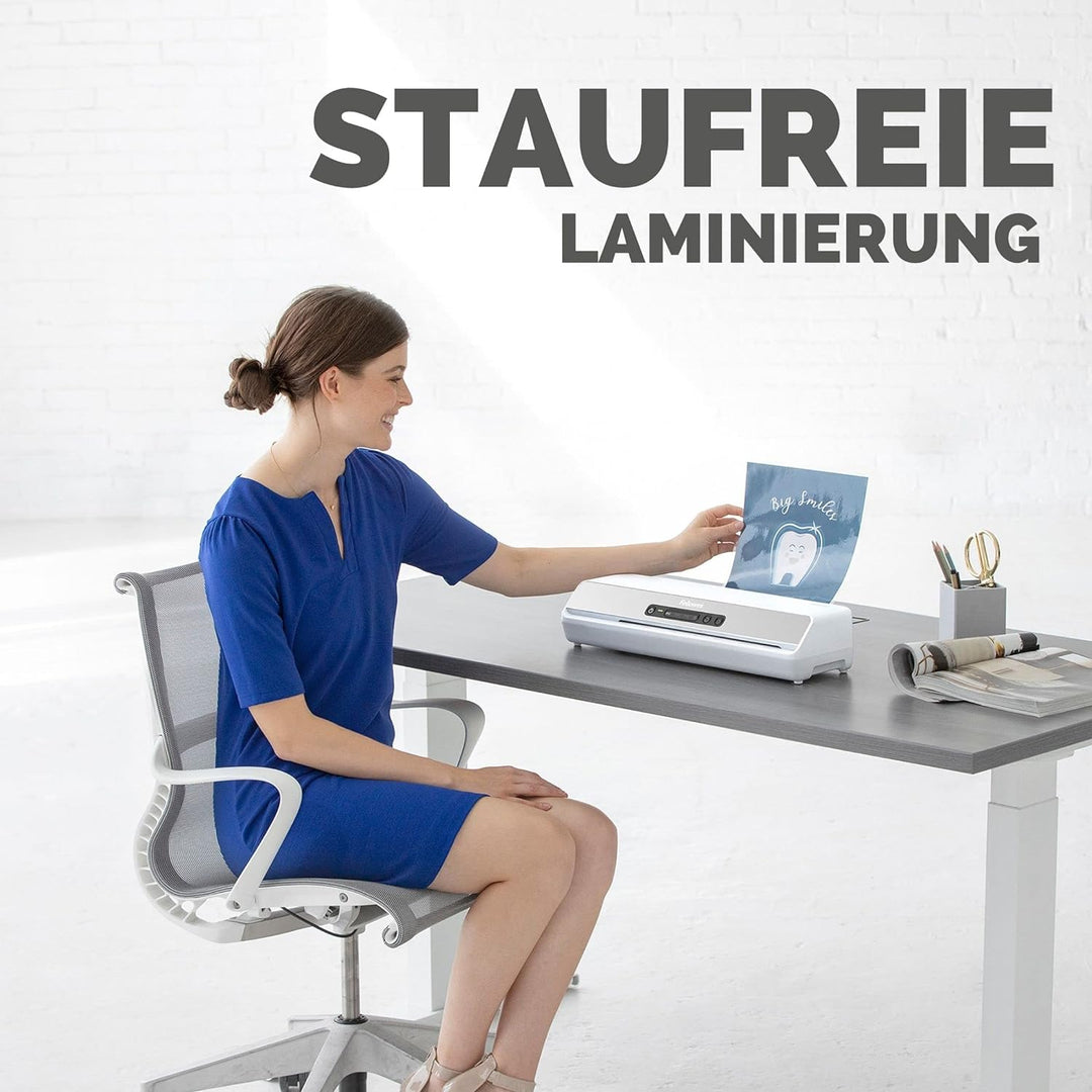 Fellowes Laminiergerät Amaris A3 - für Büro/Schule/Zuhause - nur 1 Minute Aufwärmzeit - für Heisslam