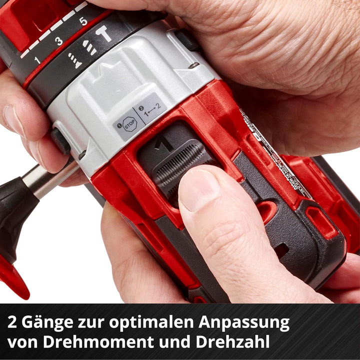 Einhell Akkuschrauber TE-CD 18 Li-i Brushless Solo Power X-Change (Li-Ion, 18 V, 2 Gang, 60 Nm, LED