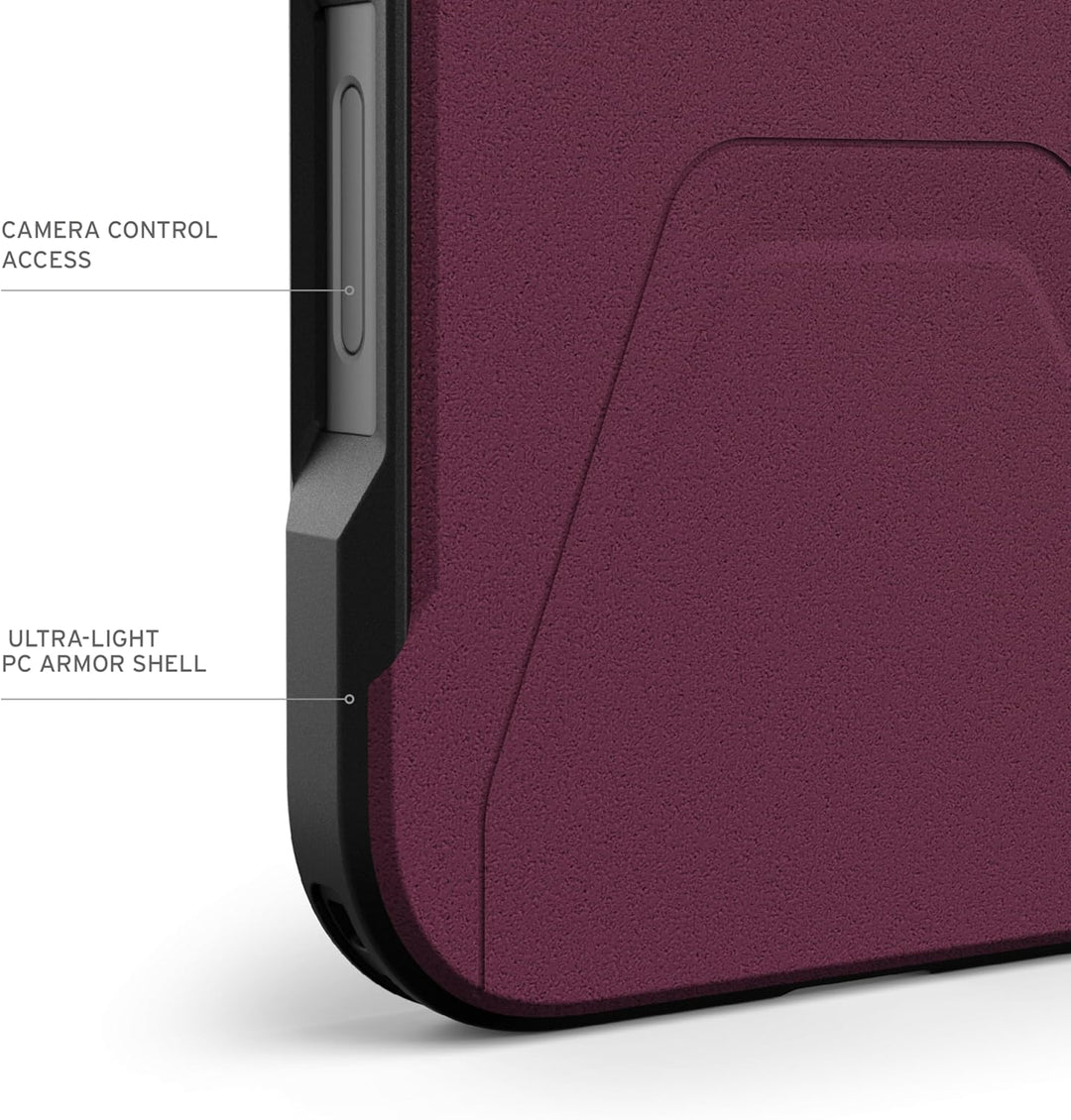 URBAN ARMOR GEAR Hülle für iPhone 16 Pro, 16cm, Civilian – Kompatibel mit MagSafe-Ladung, Robustes,