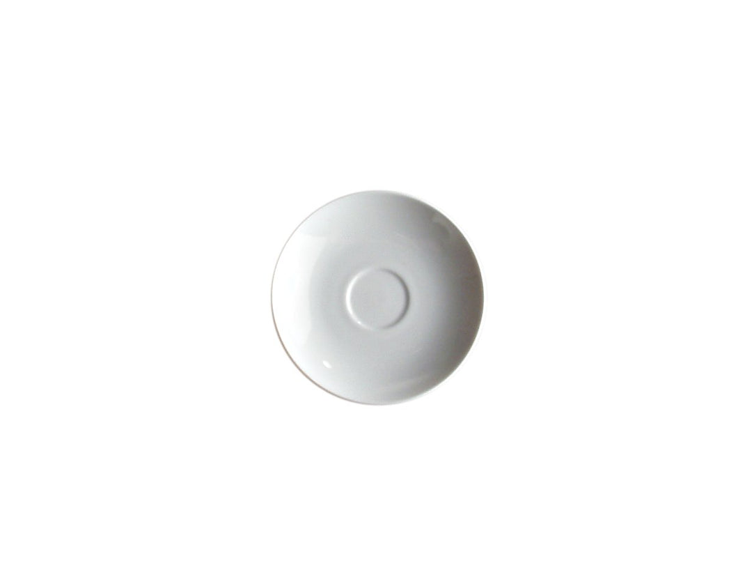 Alessi Mami“ Mokka-Untertasse 6 Stück aus weissem Porzellan 11,0cm, 6 6 Stk, 6 Stk