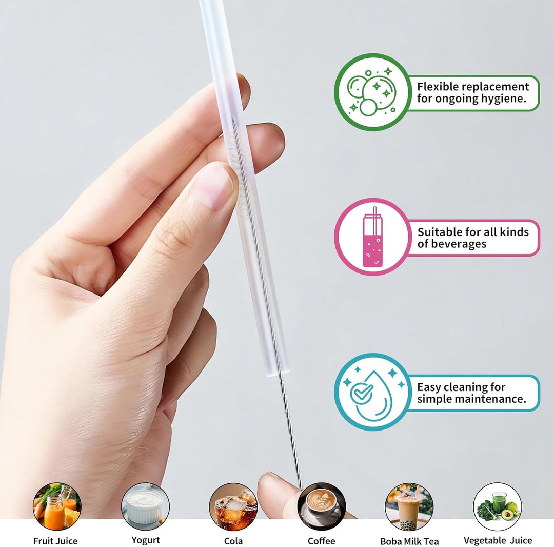 Thermosflasche 1L, Thermosflasche mit Strohhalm, Trinkflasche Kohlensäure Geeignet, Vakuum Edelstahl