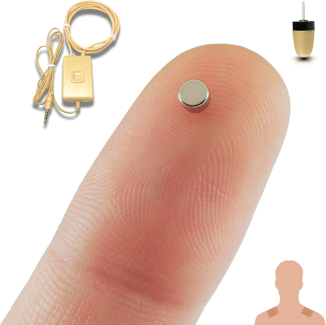 PingaOculto Spion Kopfhörer für Prüfung Mini Nano Unsichtbare Kopfhörer für Handy mit Mikrofon mit H